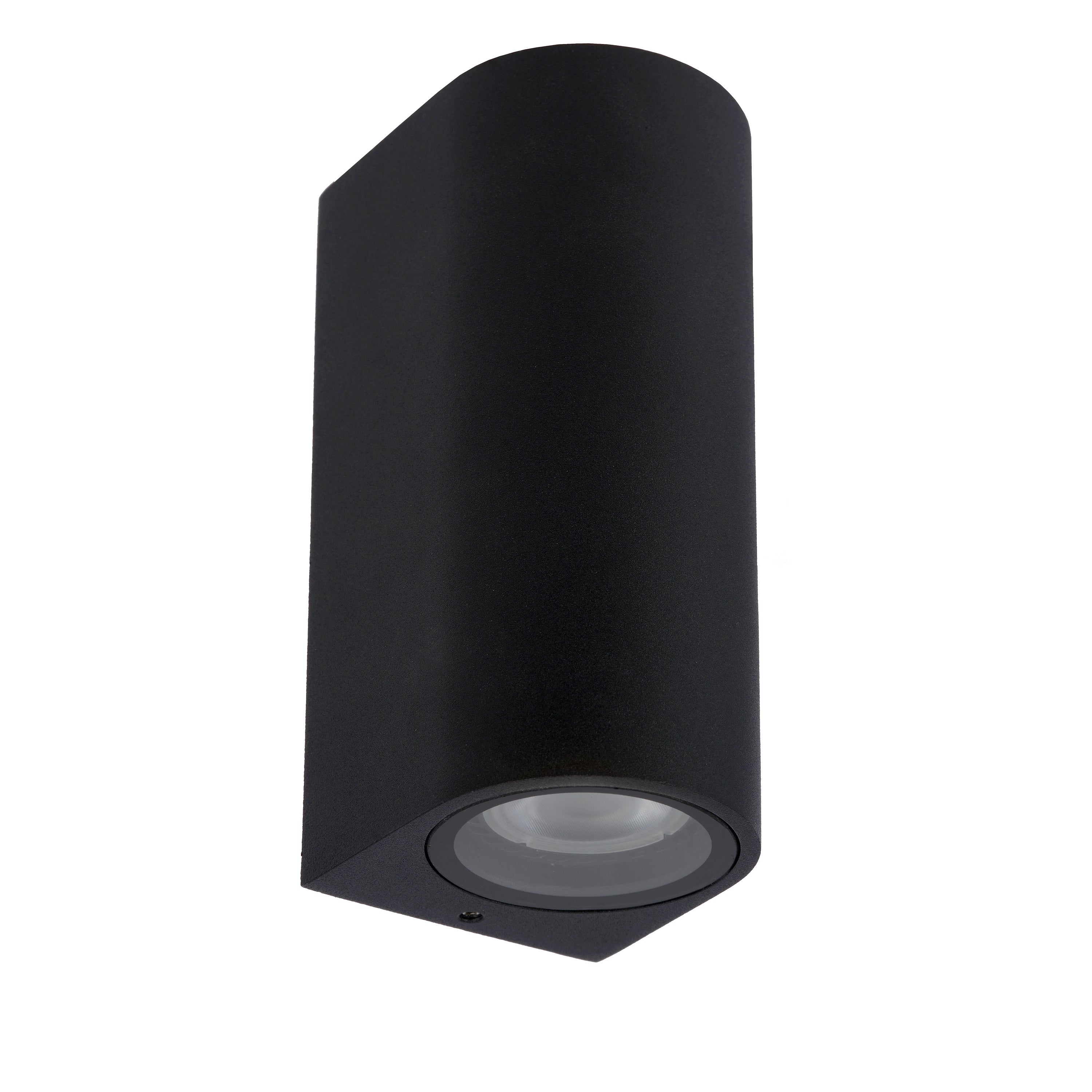 Zaro 2 wandlamp buiten IP44 rond zwart