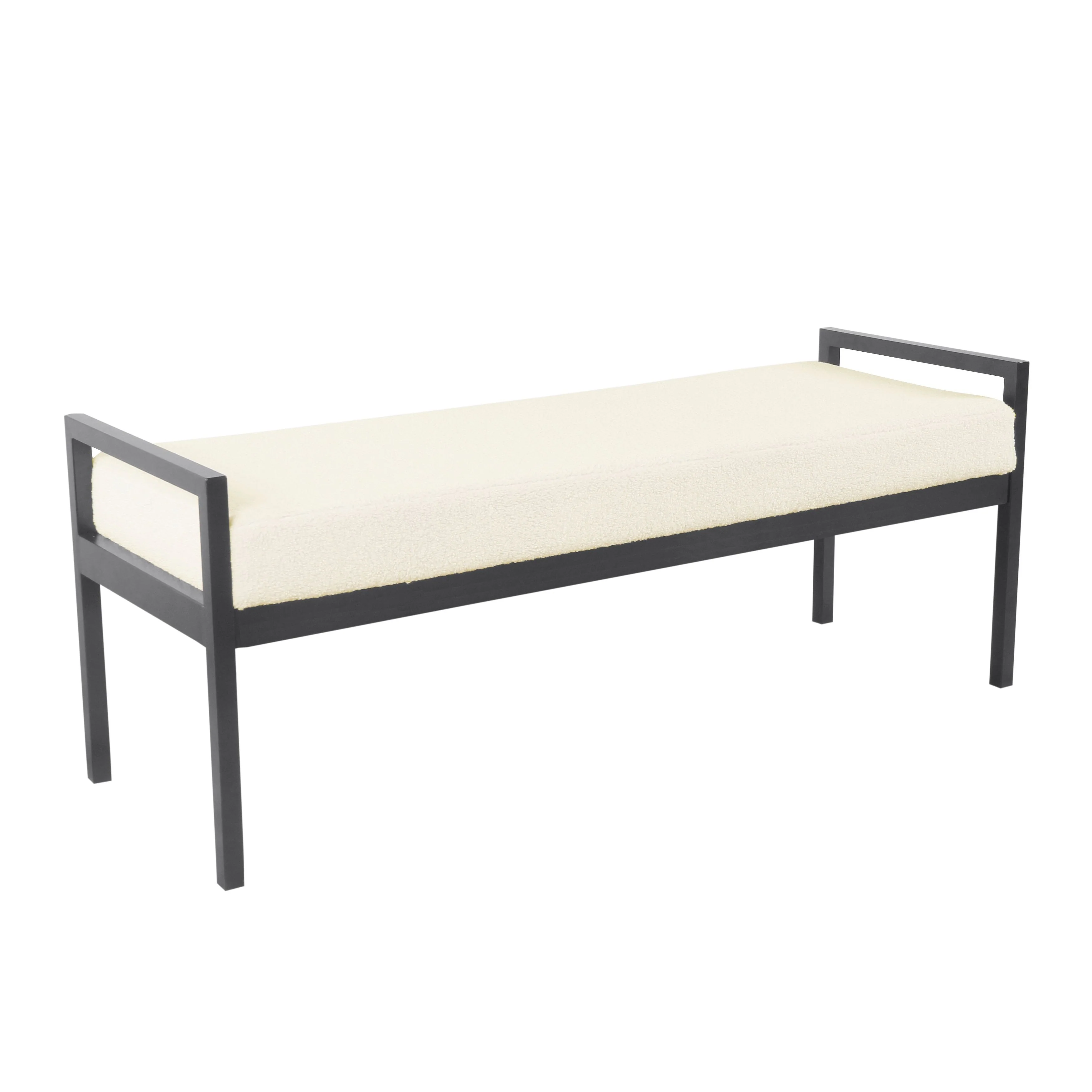 HomePop Modern Metal Bench