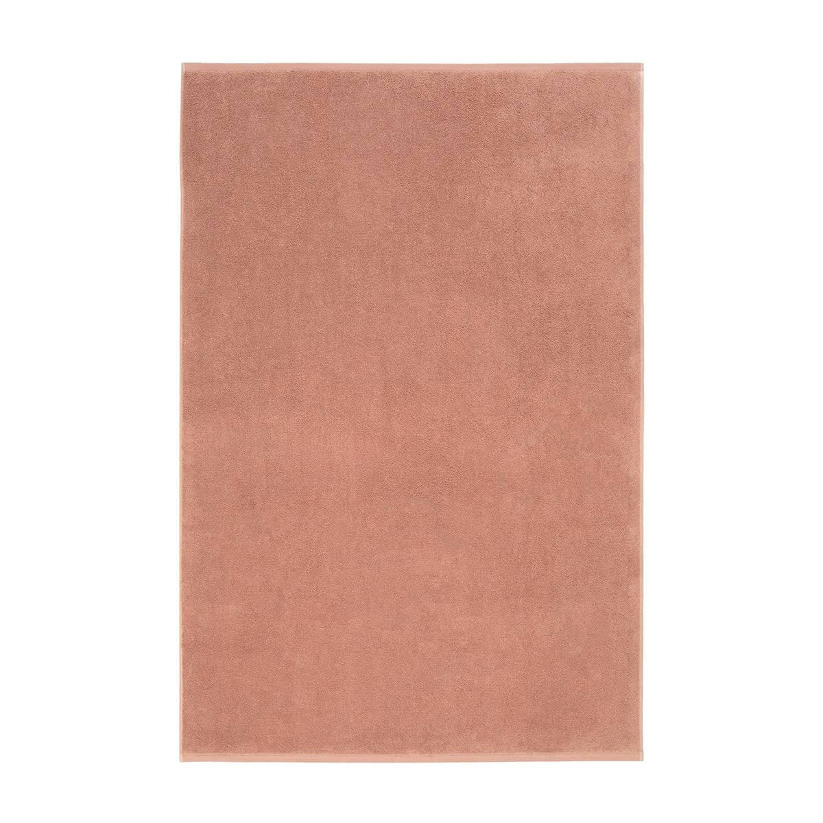 MA DOUCE - Serviette de bain en  coton rose 100 x 150 cm