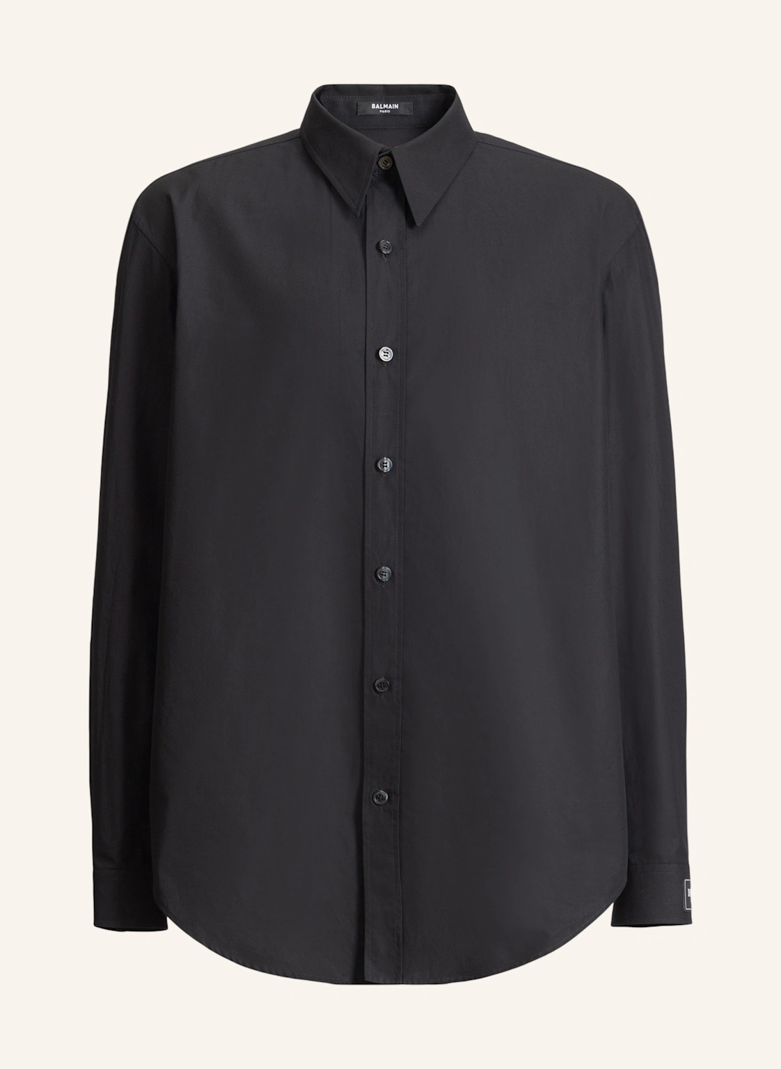 BALMAIN Balmain Paris Hemd aus Baumwollpopeline