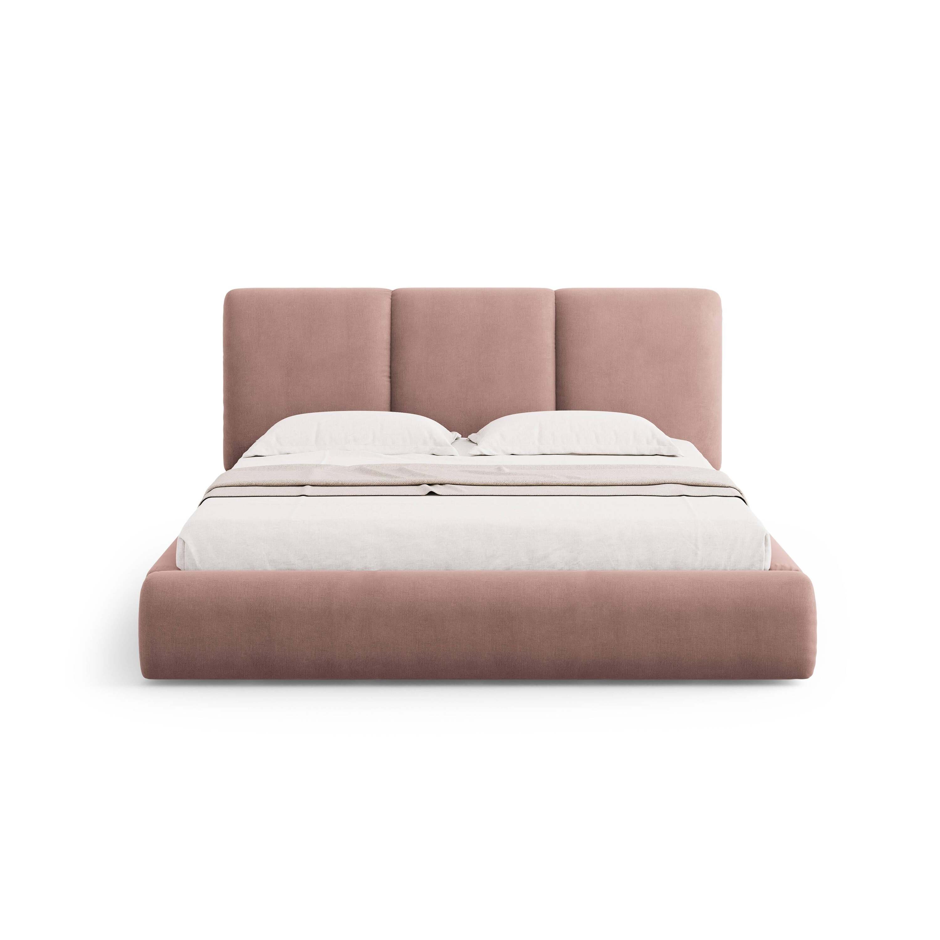 Windsor & Co Horizon Bedframe met Opbergvak - 200 x 200 cm - Chenille