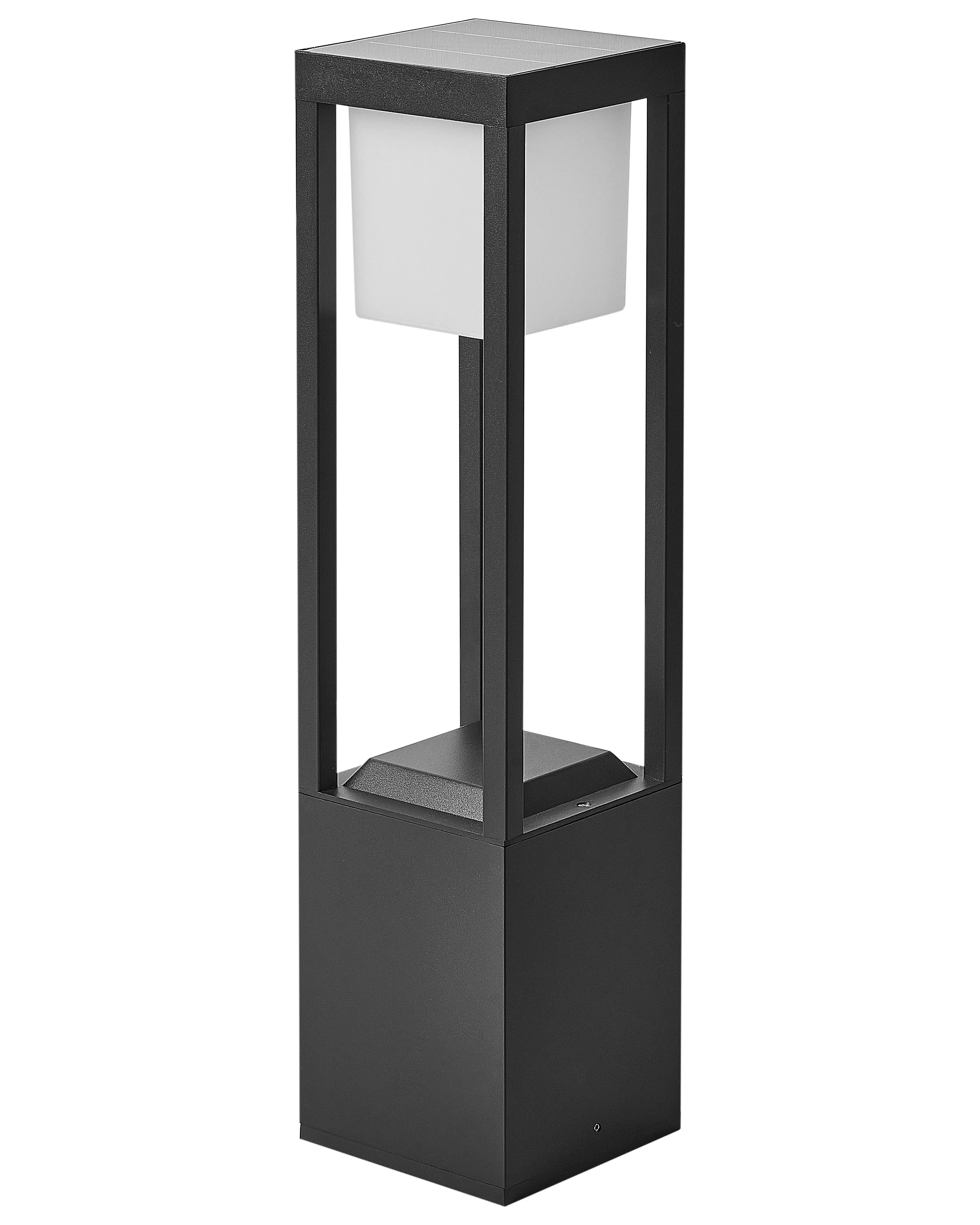 Solar Outdoor LED Bollard Lamp LOON Black