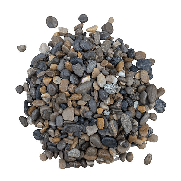 Gravier roulé rivière gris 6/16 mm - Pack 5 Big Bag 1,5T - 100 m²