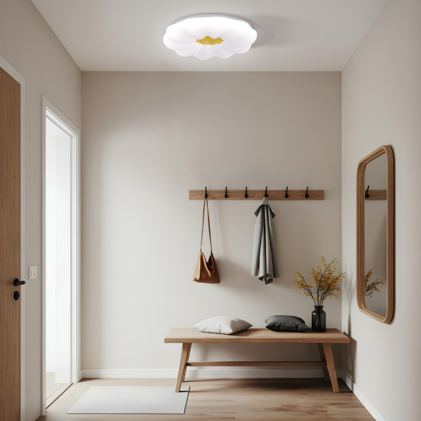 Plafon ARIVA obłok biało-złoty LED 12W 4000K 1440lm IP20 Light Prestige