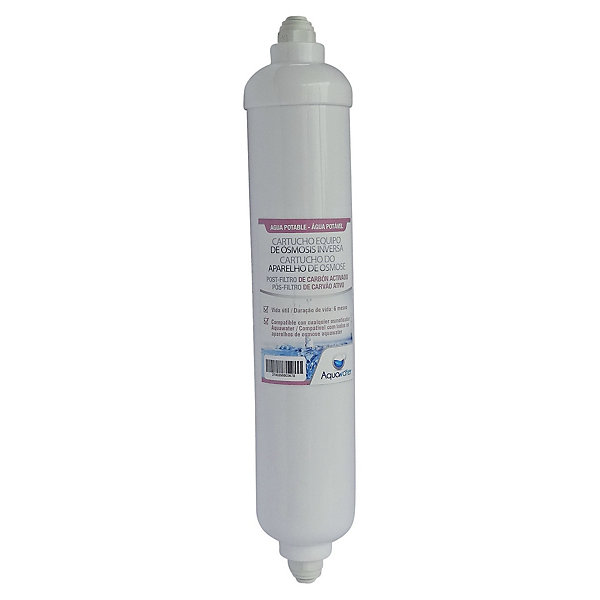 Aquawater - Cartouche Post-Filtre Osmoseur - Anti goût et anti odeurs - 6 mois