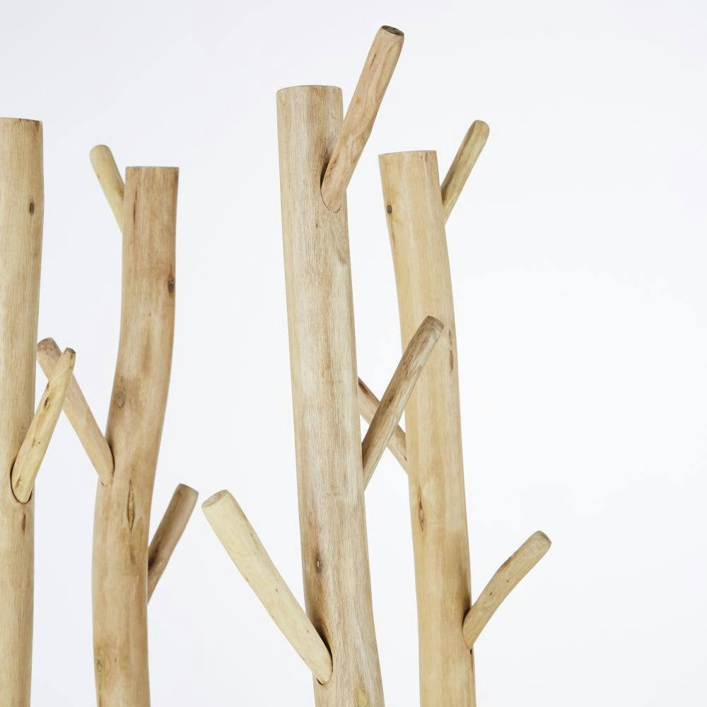 BOURNEMOUTH - Porte-manteau effet branches d'arbre coloris blanc et naturel