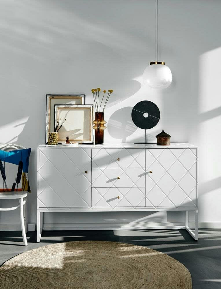 RILL - Vase en verre orange H32cm