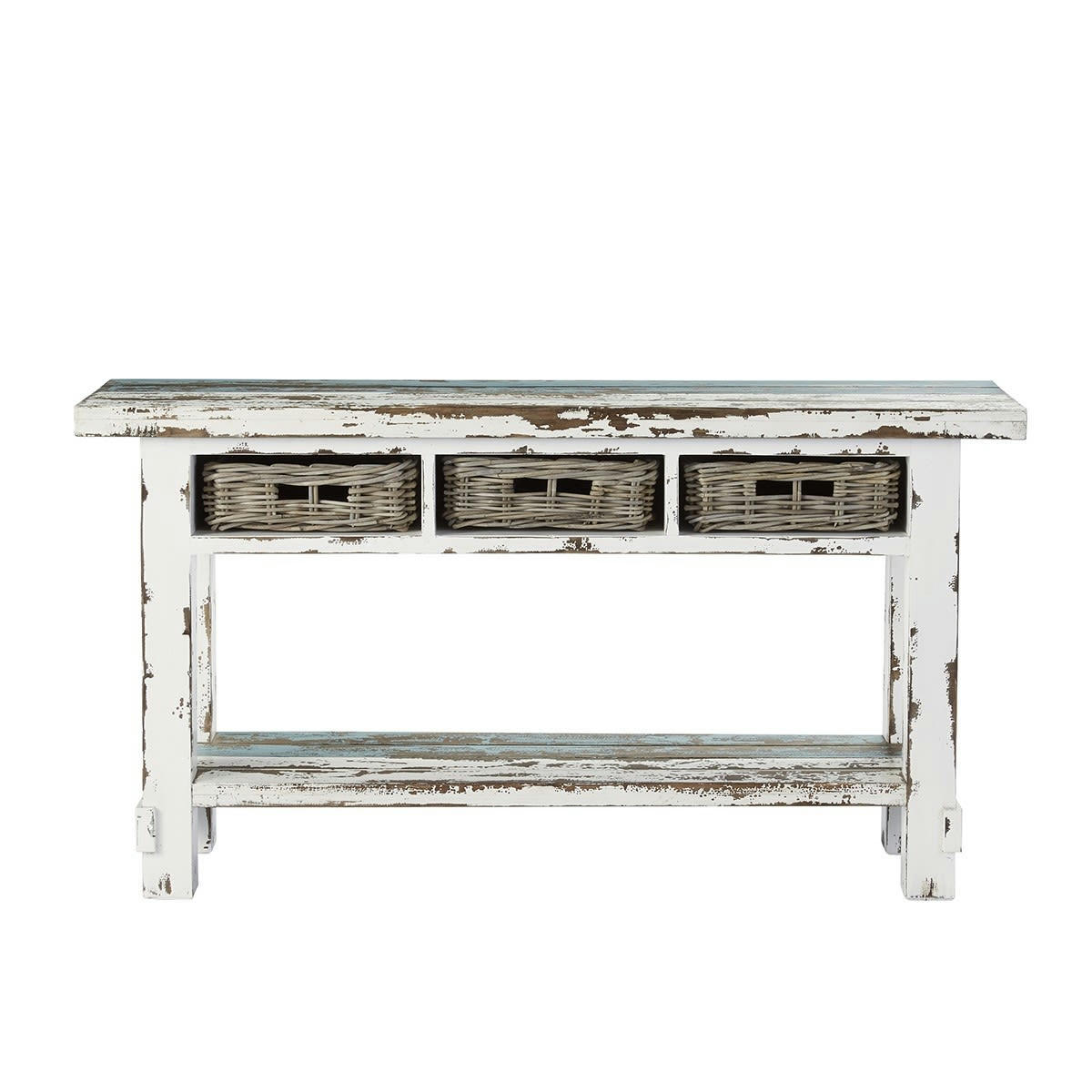 ATLANTIC - Console en pin recyclé massif