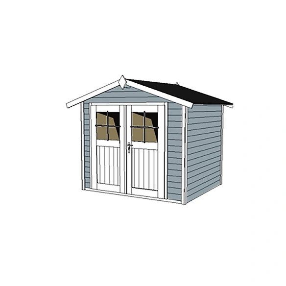 Gartenhaus »122 Gr.3«, Holz, BxHxT: 380 x 245 x 205 cm (Außenmaße inkl. Dachüberstand)