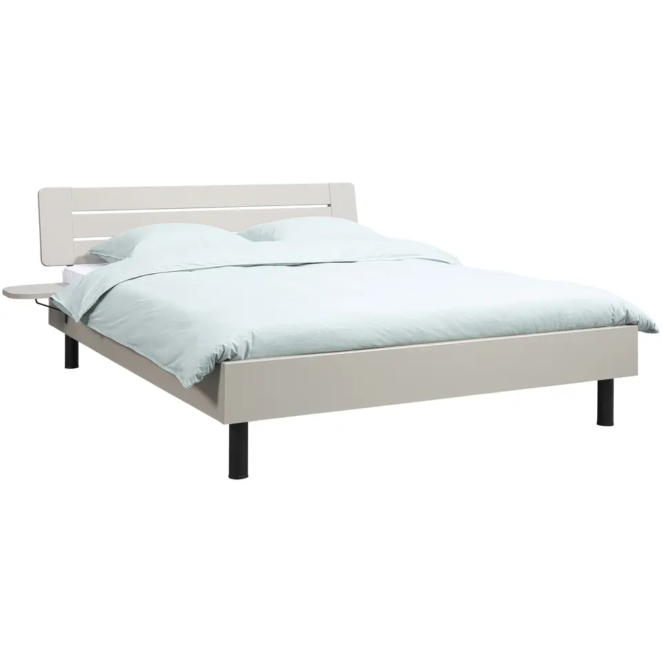 Hoofdbord Nova - kiezelkleur - 140 cm