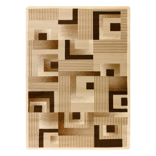 Dywan ROYAL G2069 Geometryczny, linie - krem 100x200 cm