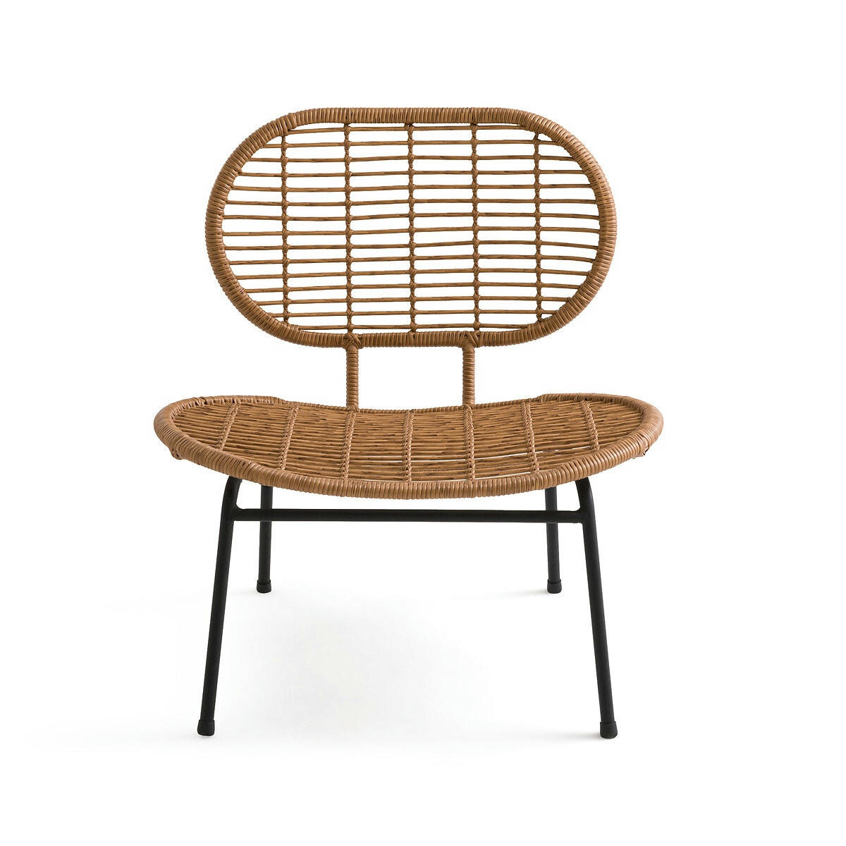 Fauteuil de jardin métal acier et résine, Sabby