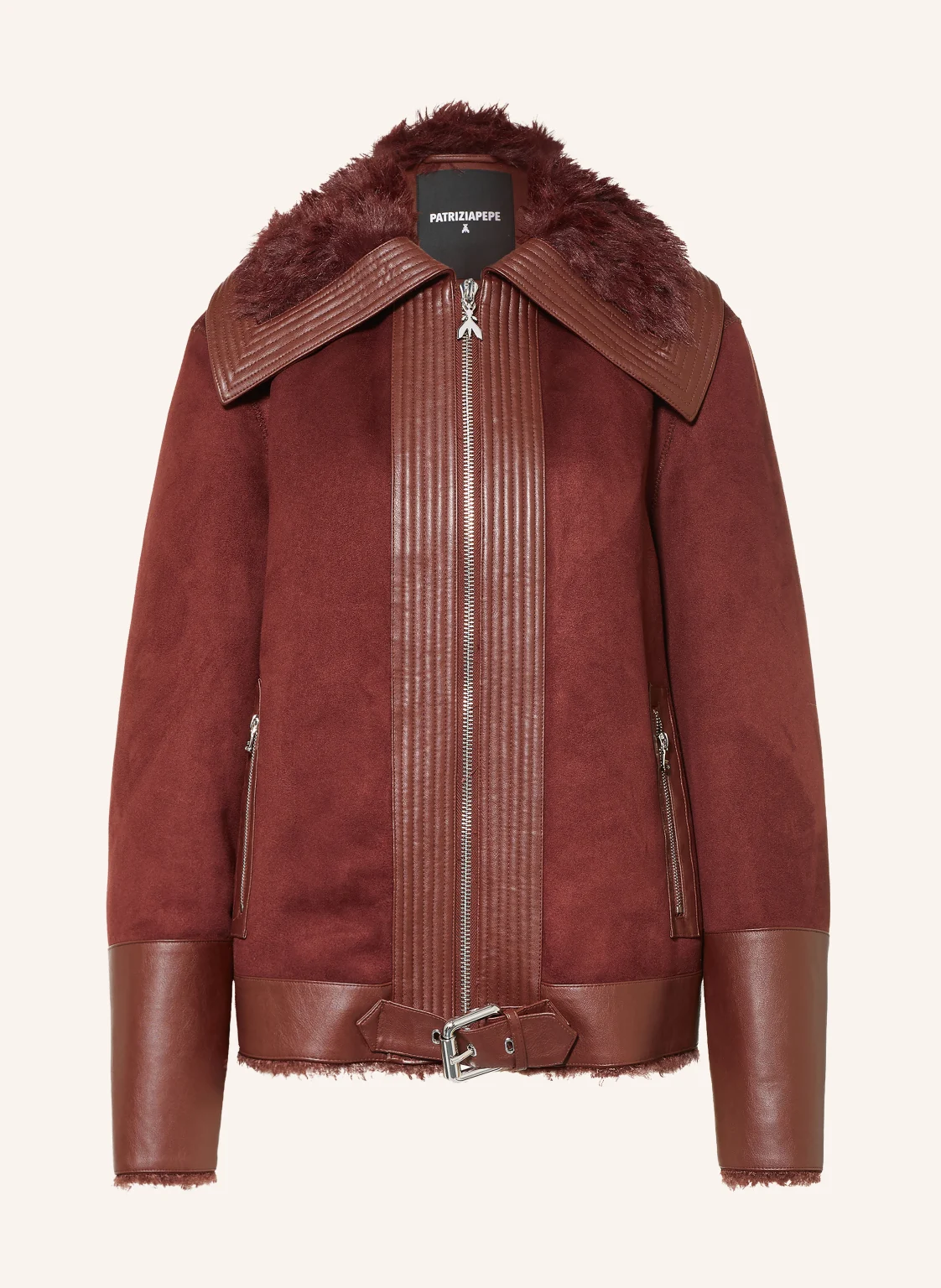 PATRIZIA PEPE Jacke mit Kunstfell