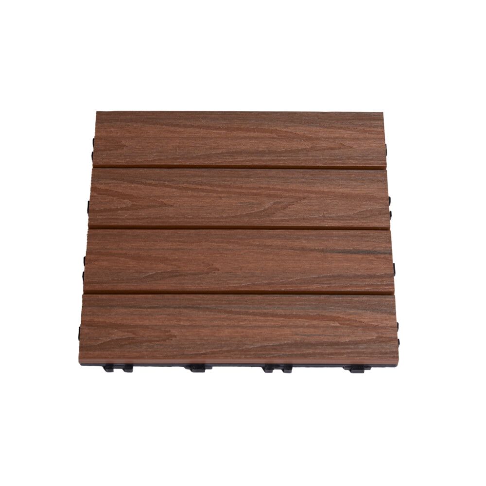 TREHELLE HORTUS KOMPOSITT 30X30CM TEAK 4PK