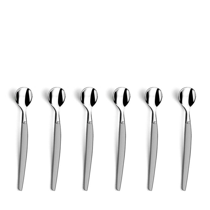 JET SABLÉ - Set 6 cuillères expresso moka