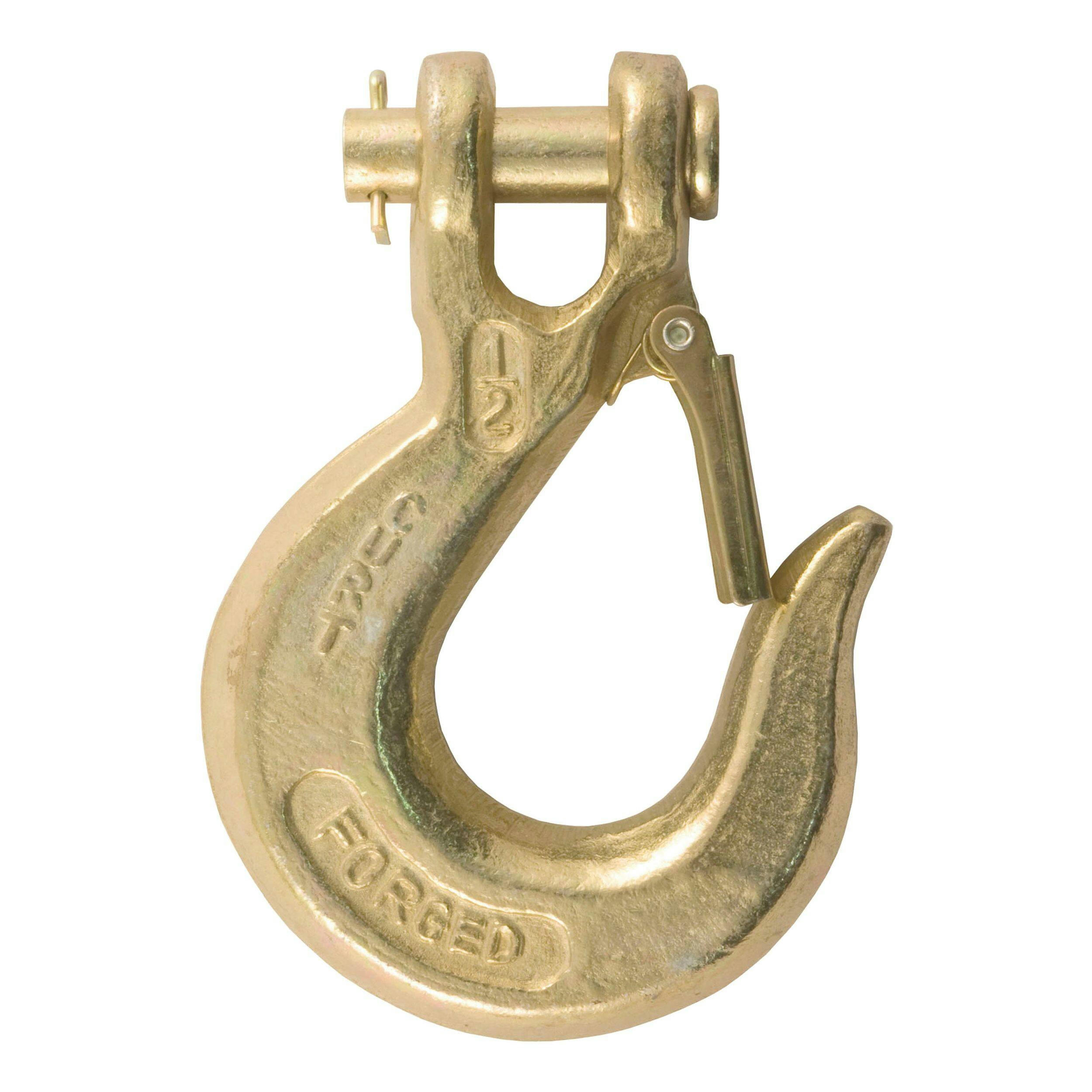 CURT Safety Latch Clevis Hook, 1/2-in
