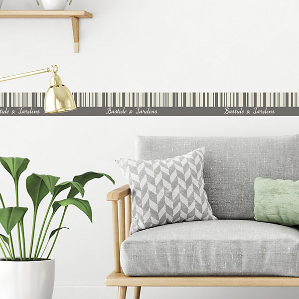 Frise adhésive gris rétro, déco bastide &jardins, 10x300 cm. Décorez votre intérieur