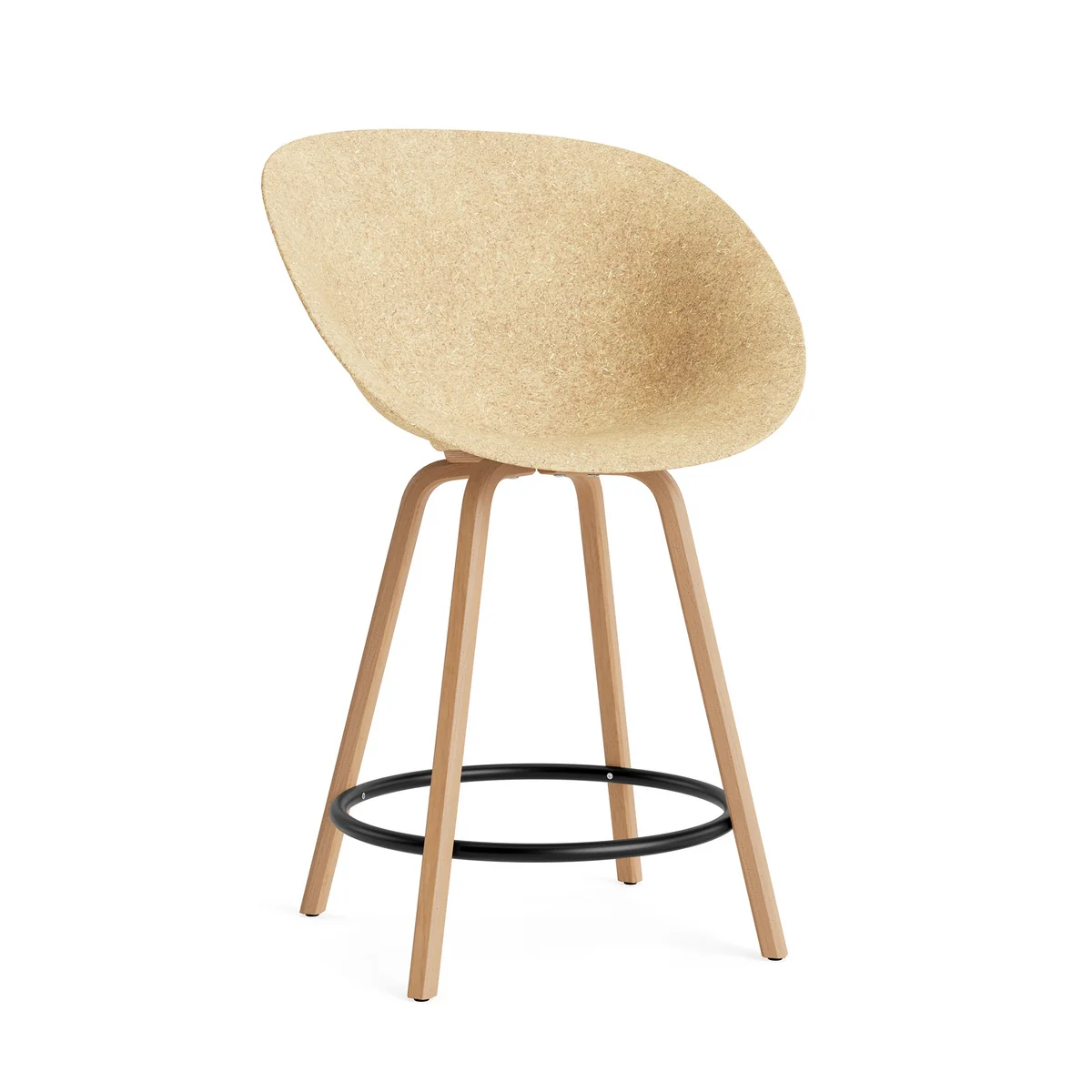 Normann Copenhagen - Mat Barstuhl mit Armlehnen