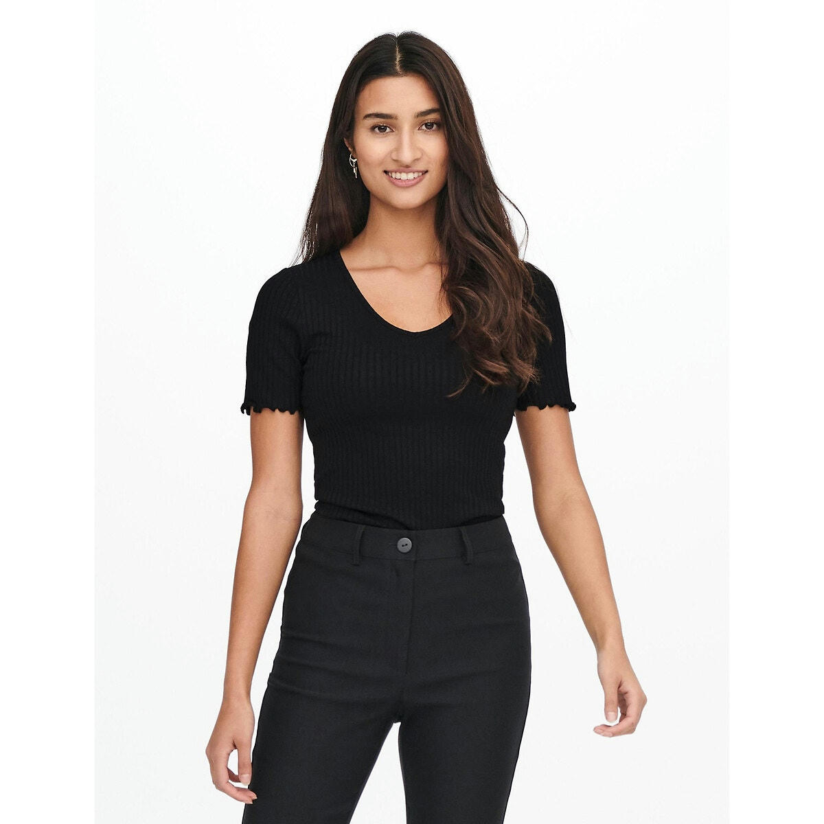 T-shirt col V