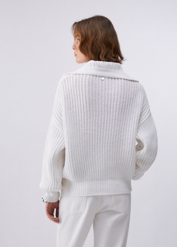 Maglione con strass
