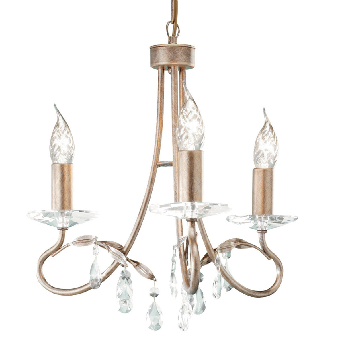 Lampa wisząca złota Christina 3xE14x60W wym: 97,5x36x36 cm Elstead