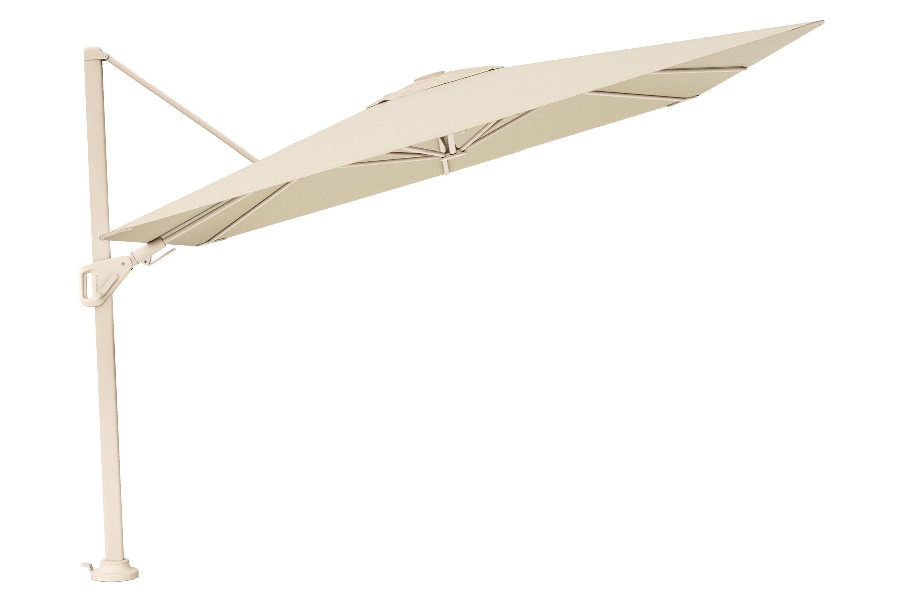 Platinum Nexus T2 zweefparasol Premium 3x3 –Champagne–sandstone frame