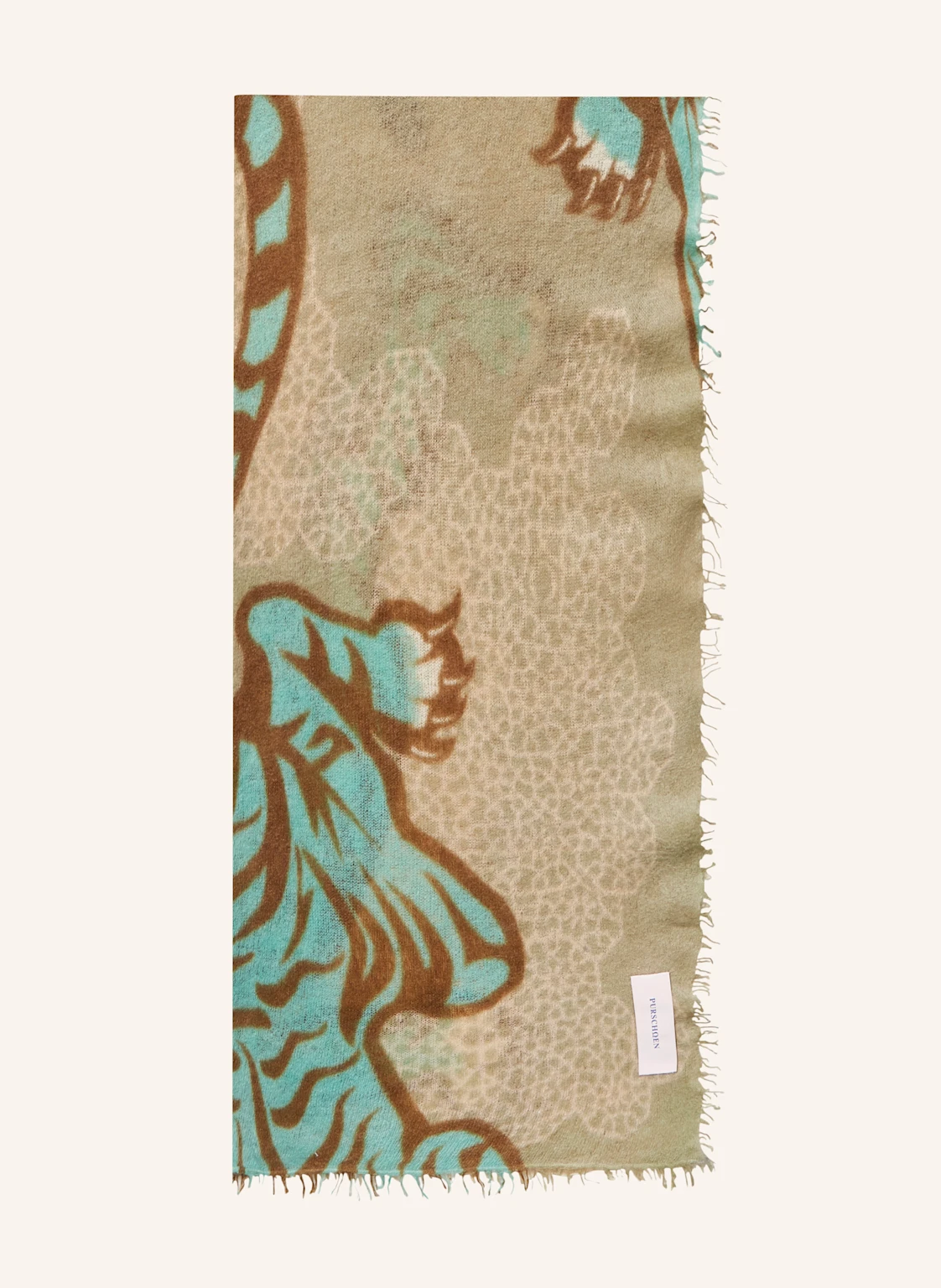 PURSCHOEN Cashmere-Schal BENGAL TIGER