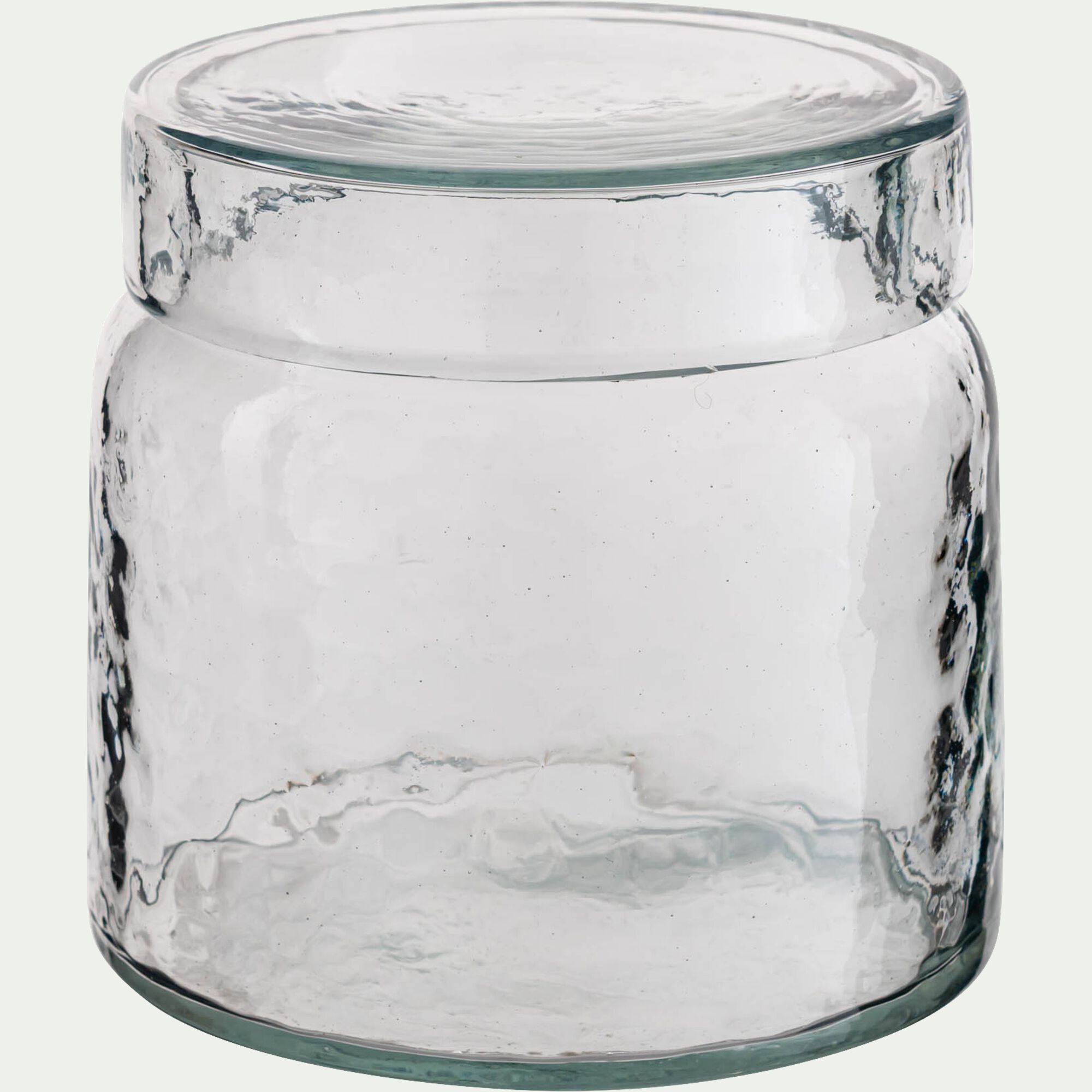 MOSCALA - Boîte déco avec couvercle en verre D11cm - transparent
