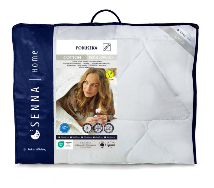 Poduszka regulowana 70x80 COTTON Senna Home