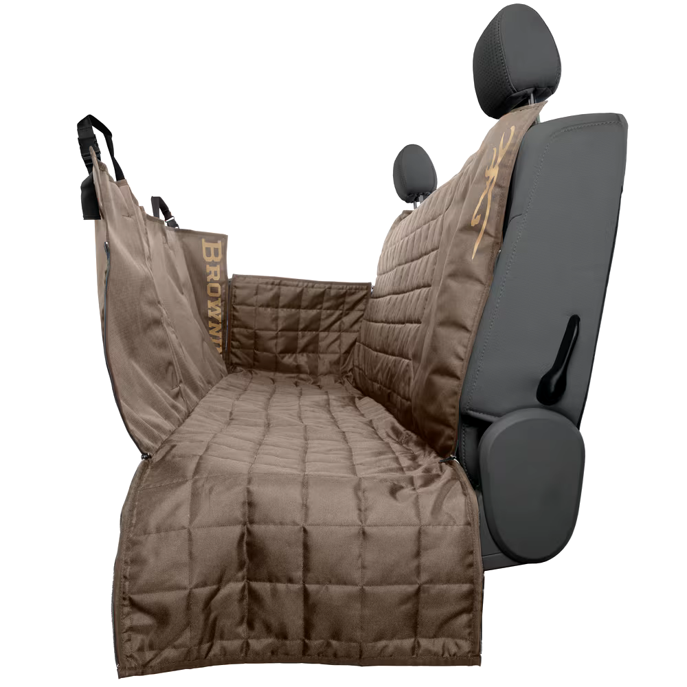 Browning Buckmark Branding Hammock Seat Protector, Brown