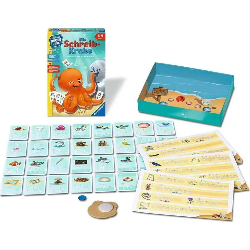 Kinderspiel Die Schreib-Krake