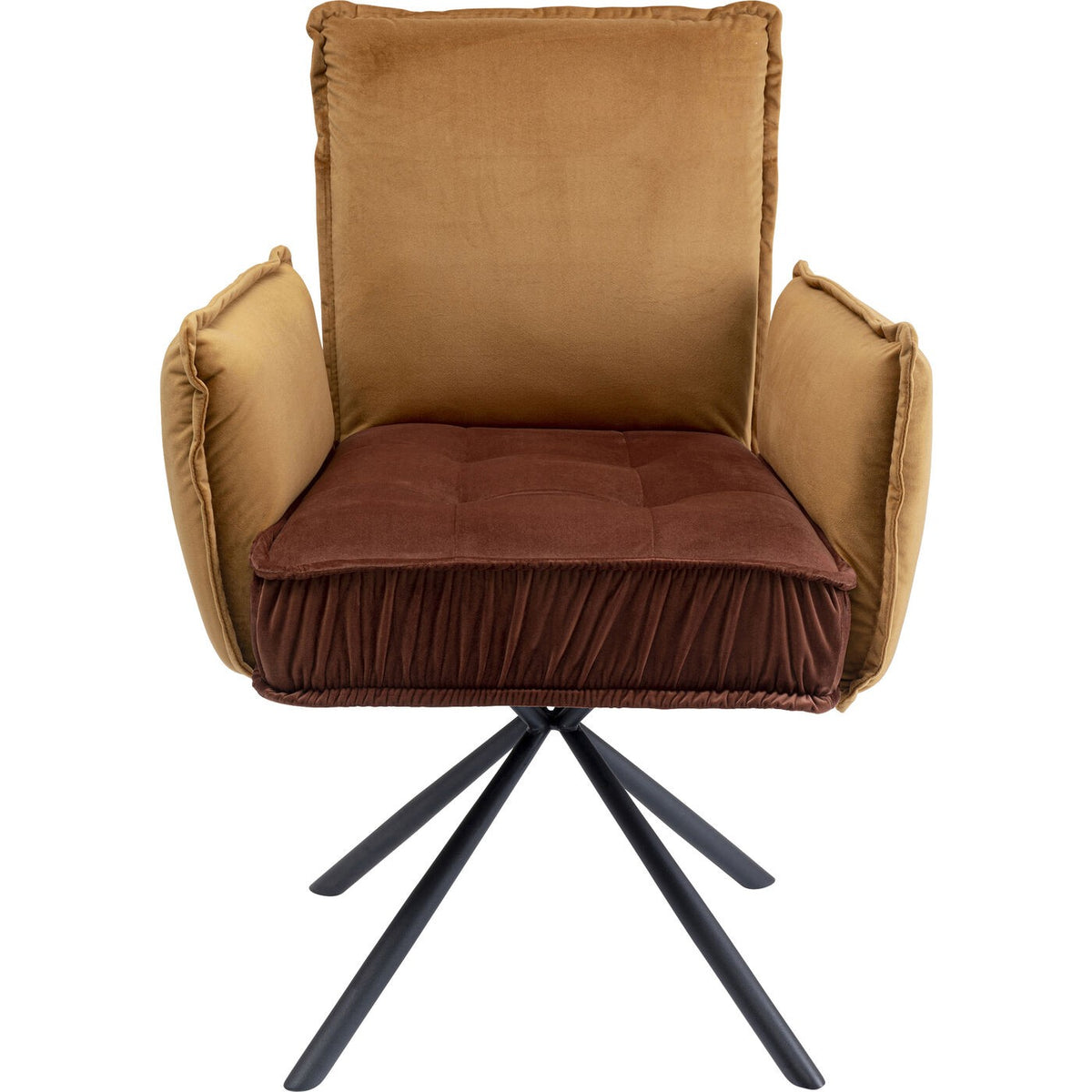 Kare Design Stoel met armleuning Chelsea Bruin