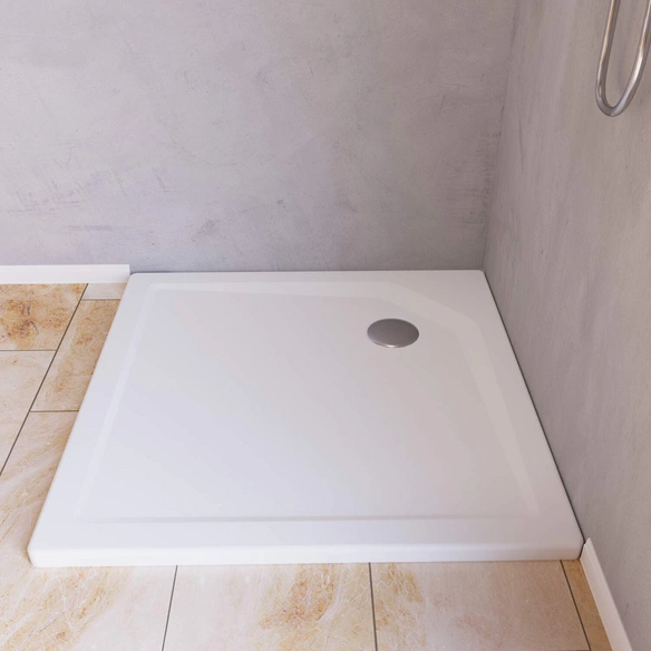 Duschwanne, BxT: 90 x 90 cm, weiß