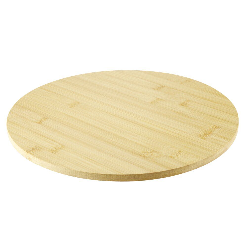 Plateau tournant bambou marron Ø35cm