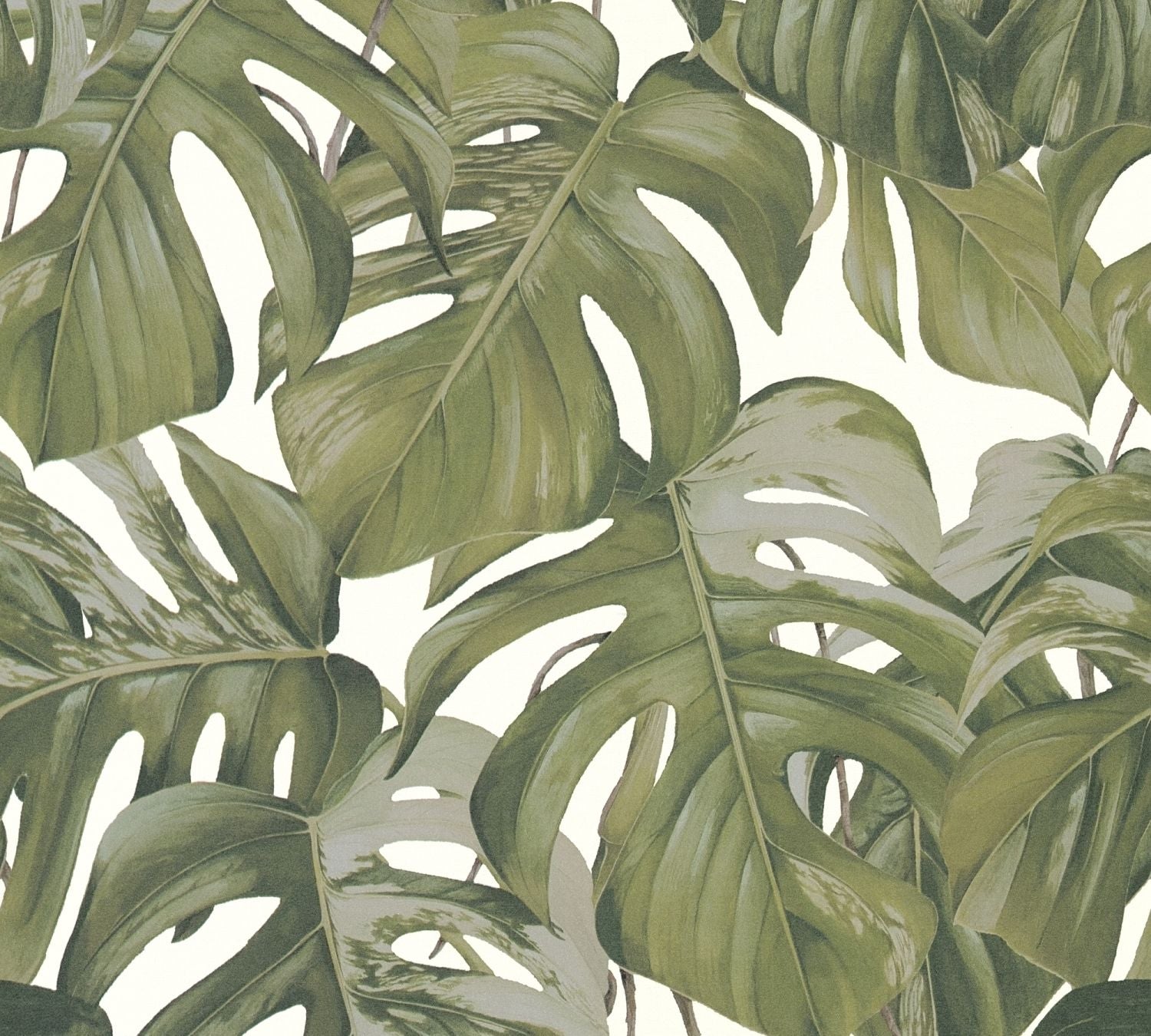 Michalsky Living behang figuratief motief groen, wit en grijs - 53 cm x 10,05 m - AS-365192