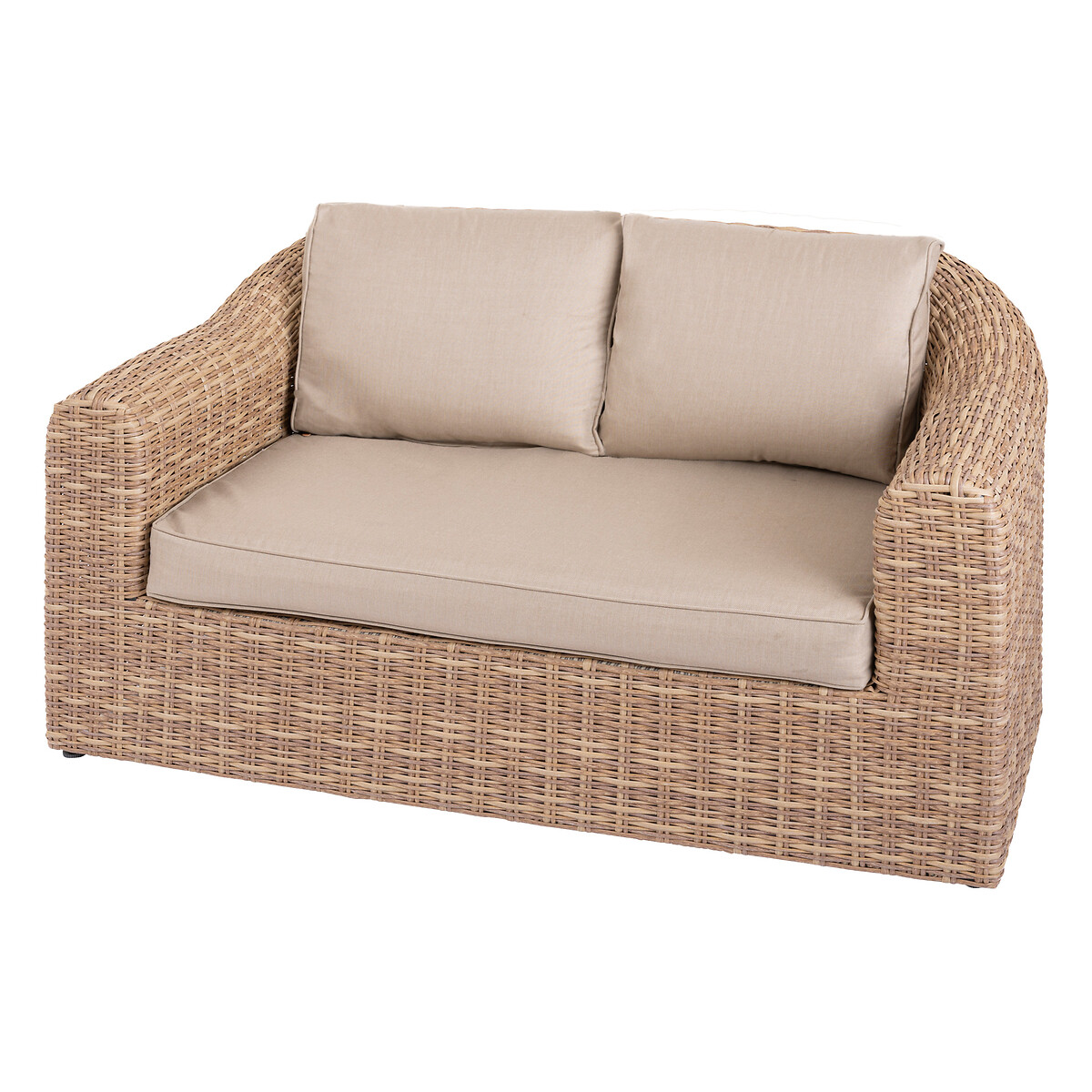 Sofá MOORÉA savana em rattan sintético 2 lugares