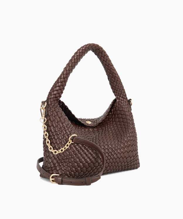 Delegating Chocolate - Woven Shoulder Bag