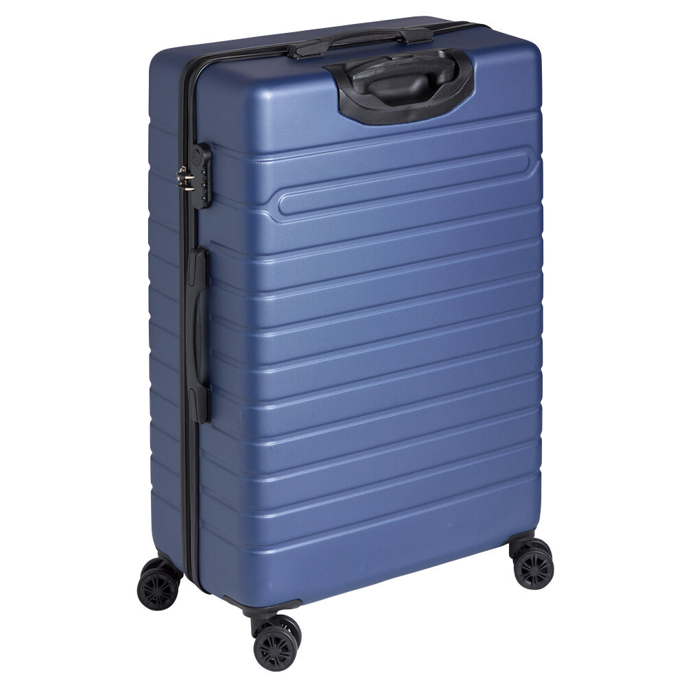 Valise rigide ABS bleu marine H70 cm