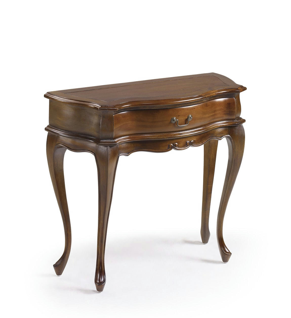 VINTAGE - Console en bois d'acajou marron L87