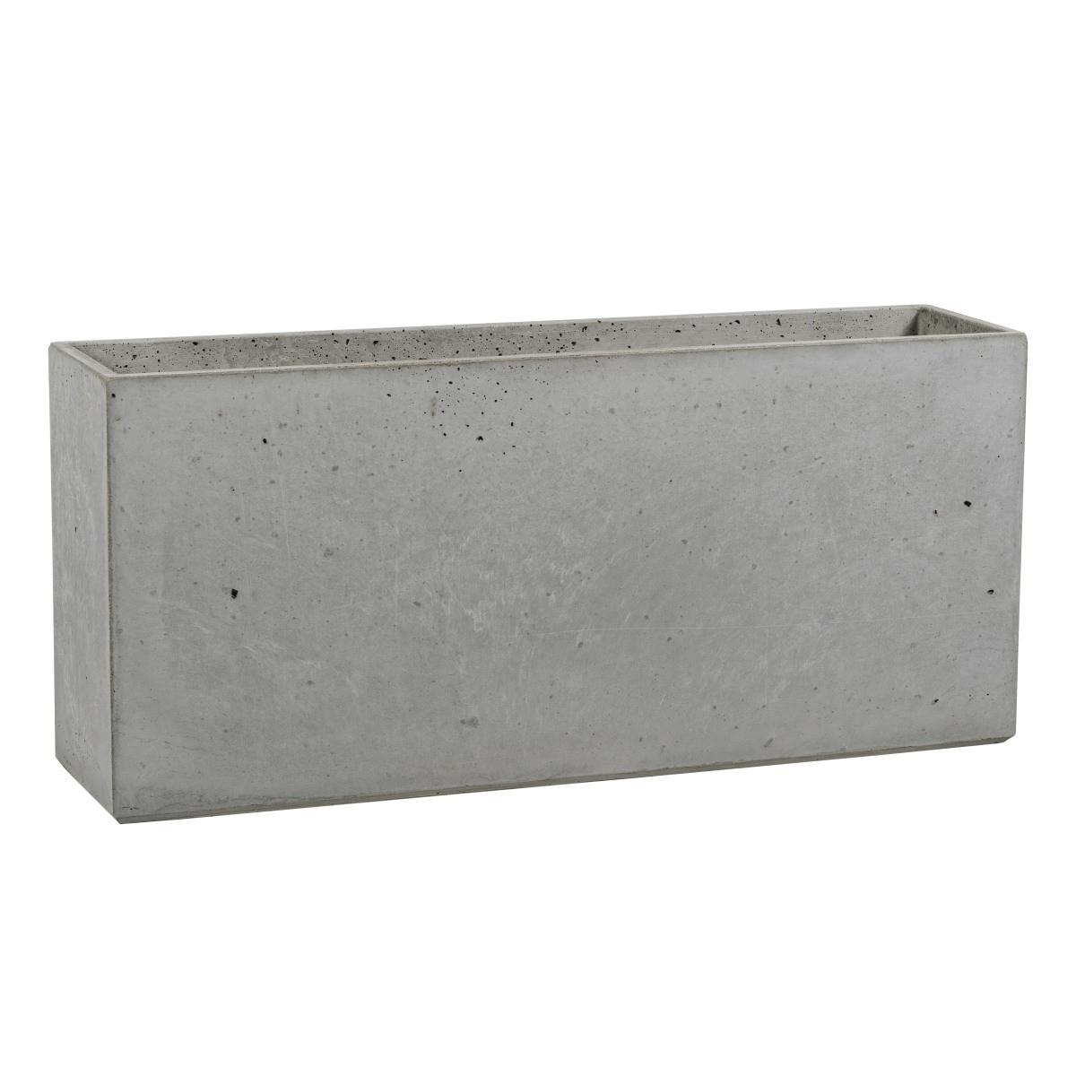 Donica Betonowa Zewnętrzna Zadora LINEA L 90x22x40 szary naturalny