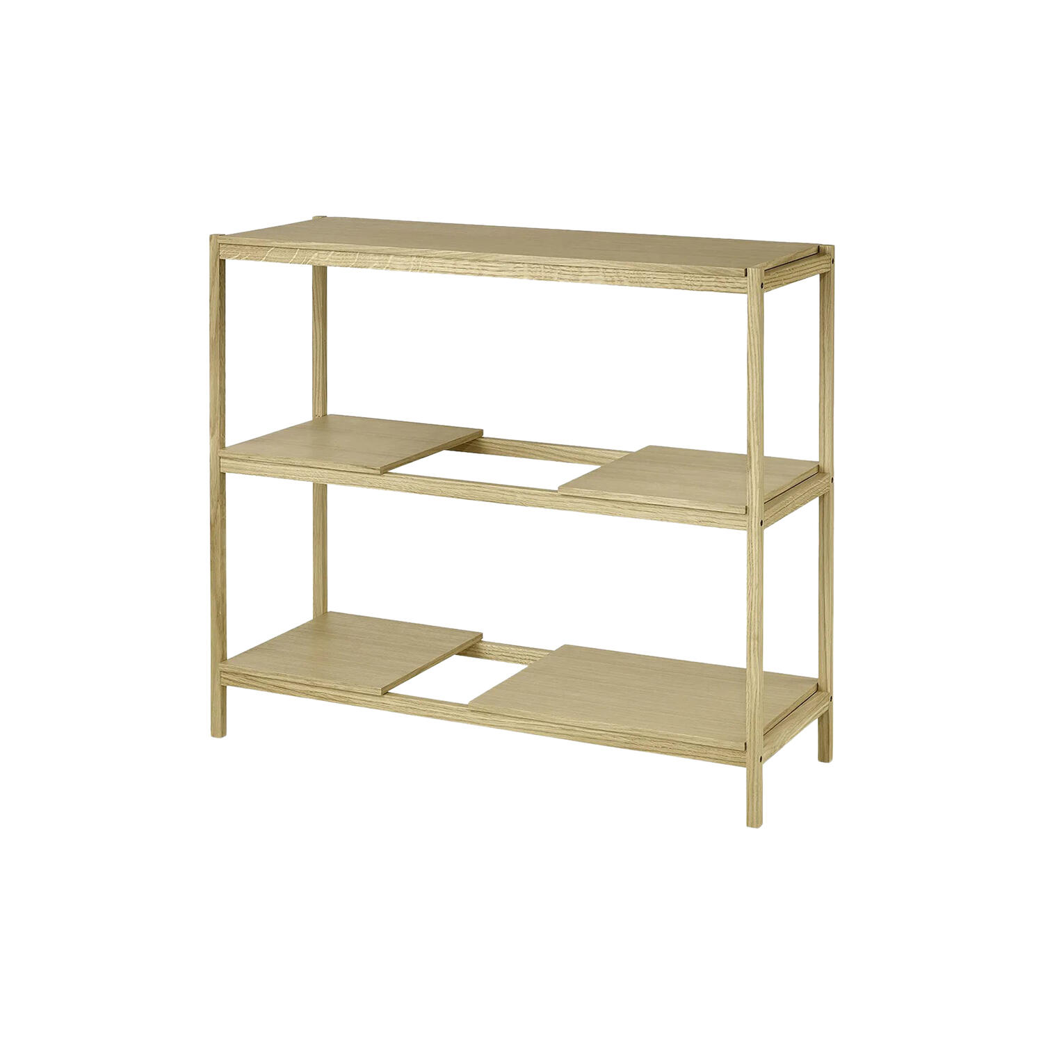 SUKOYA Wooden Shelf Small, natural lacquered