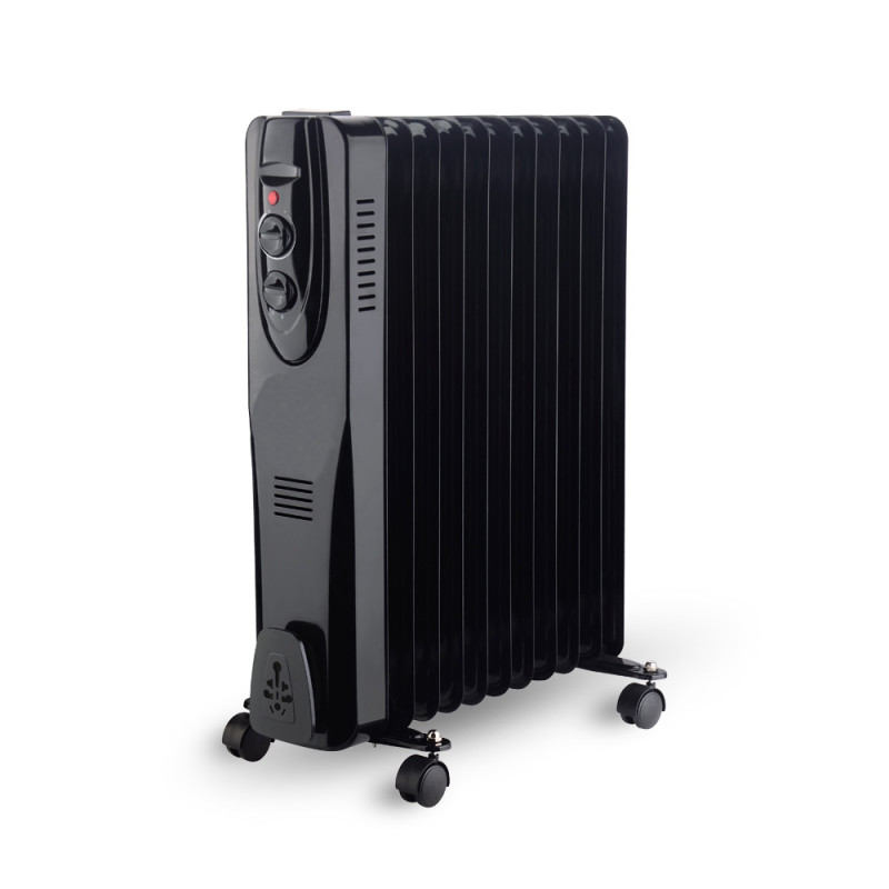Radiateur bain d'huile Fogo noir 2500 W PROFILE