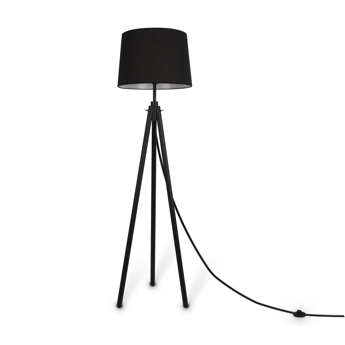 Maytoni - Vloerlamp Calvin - Zwart - Ø44