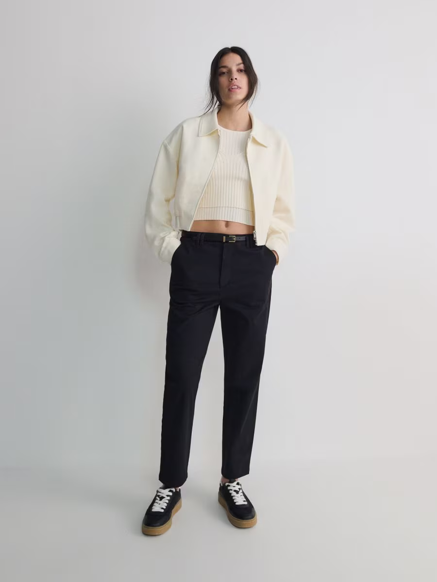 Chino Trousers With Belt