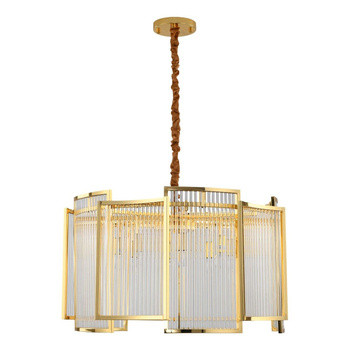 LAMPA WISZĄCA 80cm EKSKLUZYWNA złota IMPERIO