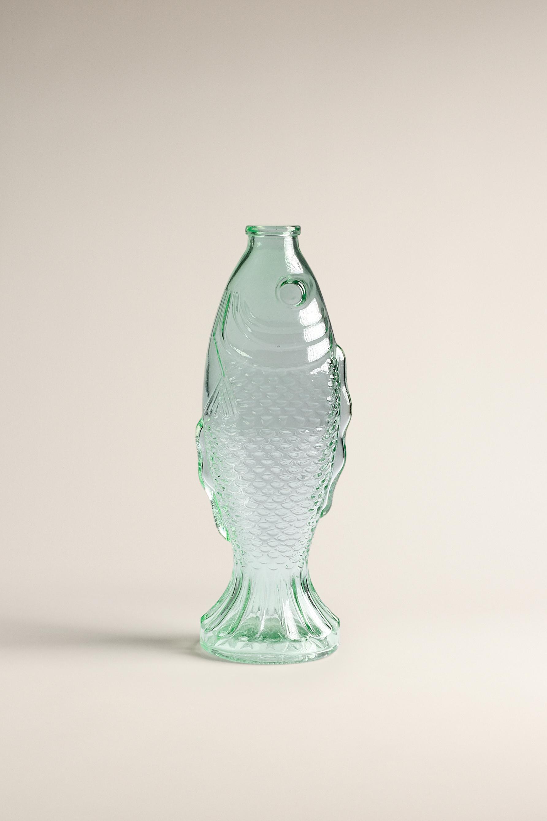 Botella pez cristal