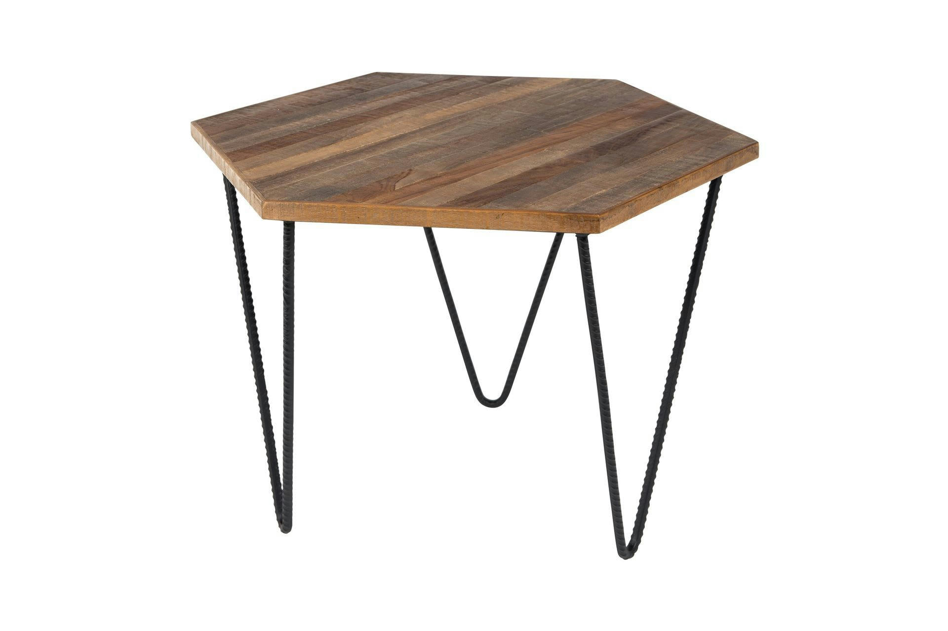 COR - Table d'appoint en bois marron