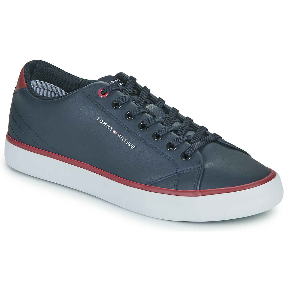 Tommy Hilfiger - TH HI VULC CORE LOW LEATHER - Marine
