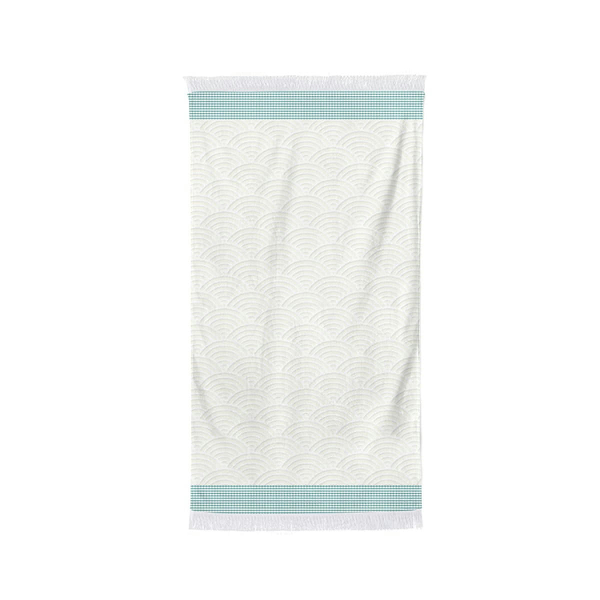 ARTEA - Drap de douche Ecru Lagon Coton 70x130 cm