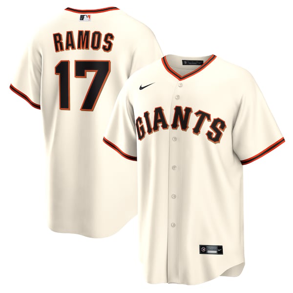 Heliot Ramos San Francisco Giants Nike Home Replica Jersey - Cream